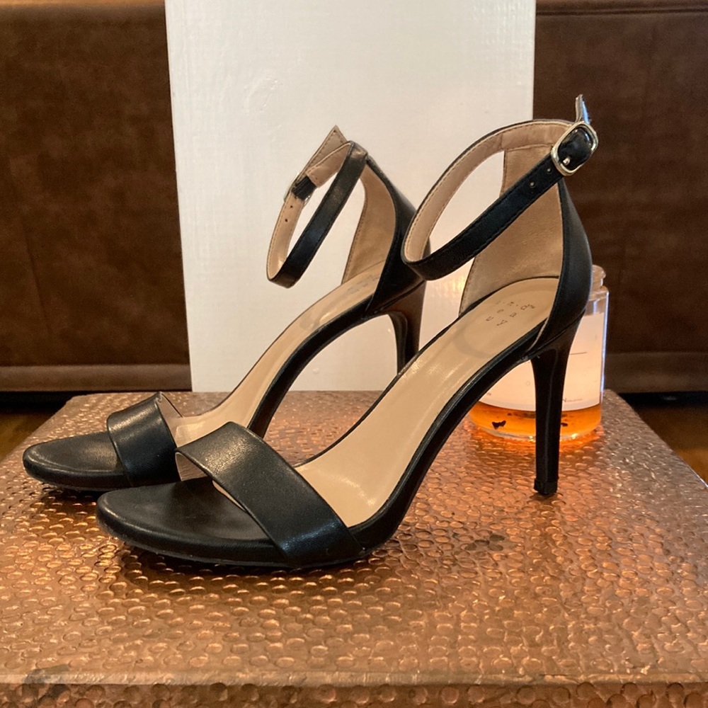 A New Day- Target- black classic summer heels! Size 6.